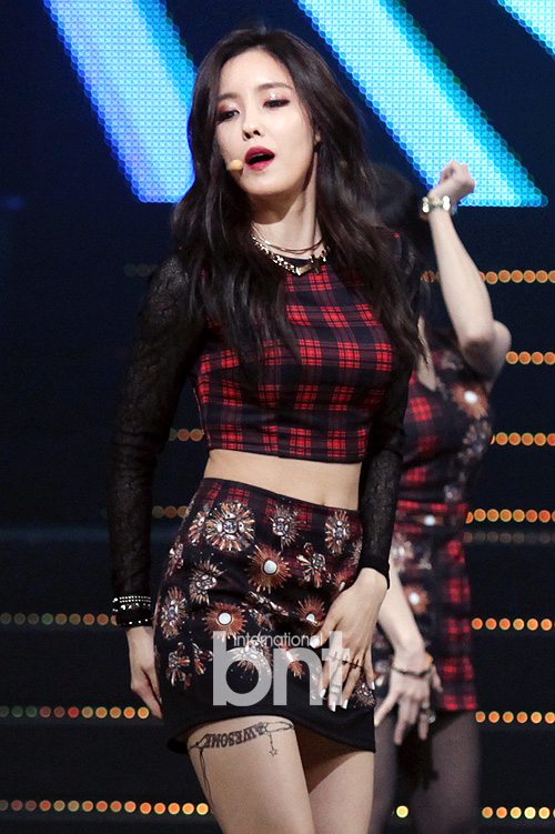 [Bnt포토] 티아라 효민, 섹시한 허벅지 타투 'Awesome' | Bnt뉴스