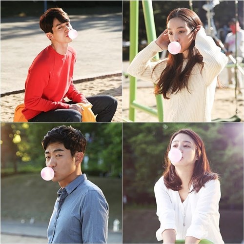 ‘풍선껌’ 이동욱-정려원-이종혁-박희본, 4인 4색 풍선껌 인증샷 | bnt뉴스