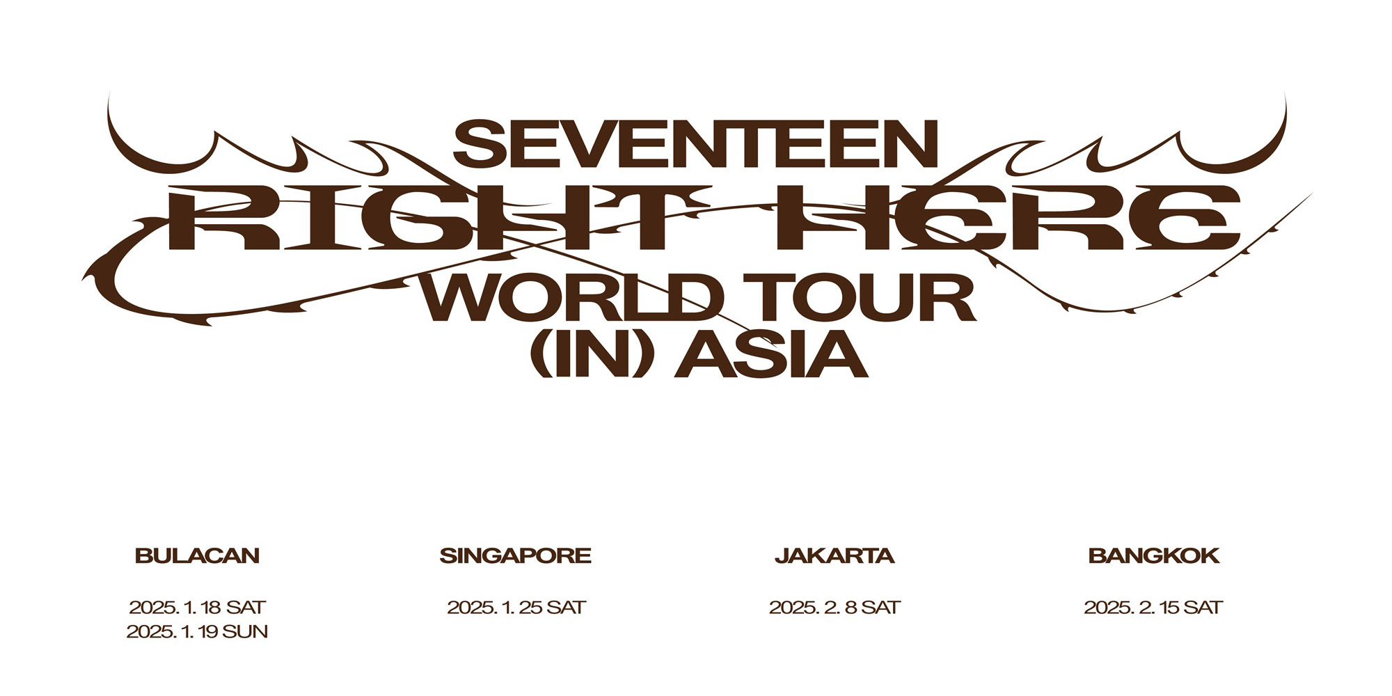 <b>세븐틴</b>, <b>월드투어</b> ‘RIGHT HERE’ 亞 4개 도시 개최