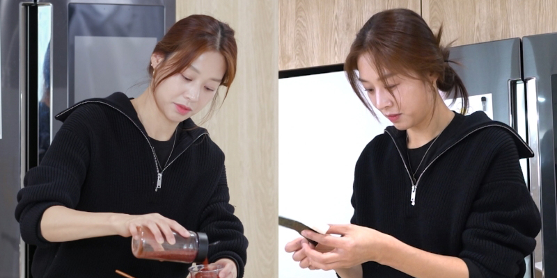 <b>장신영</b>, <b>애호박</b> 돈가스+대파김치 <b>레시피</b> (<b>편스토랑</b>)