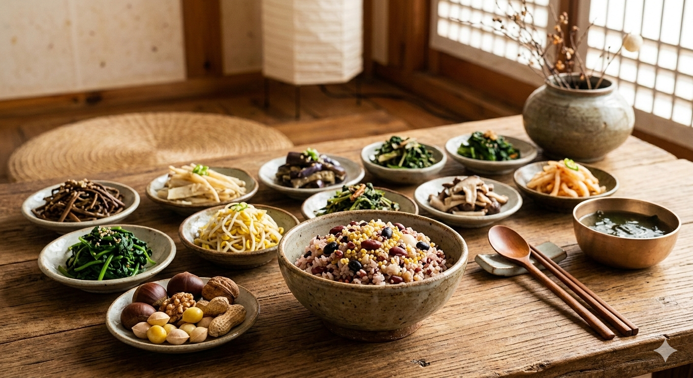 정월대보름 음식 관련 이미지