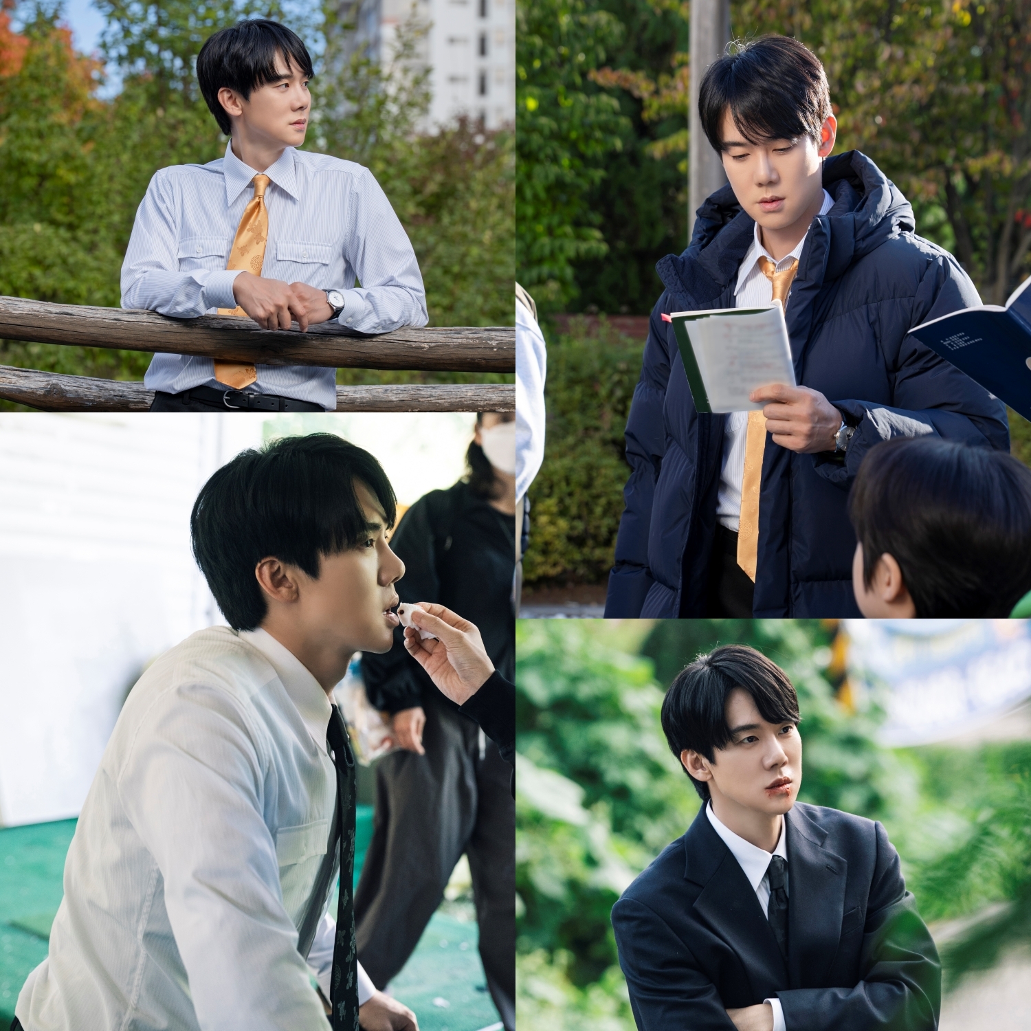 《神與律師事務所》柳演錫幕後花絮曝光 反差魅力引關注