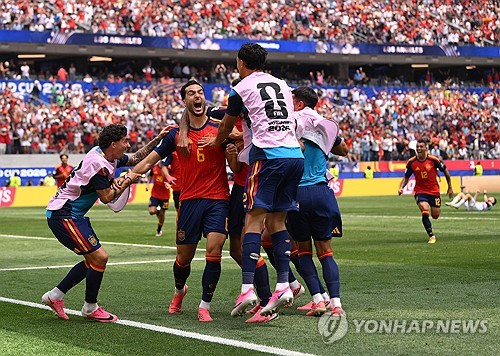 <b>스페인</b>, <b>벨기에</b> 2-1 <b>제압</b>…월드컵 4강