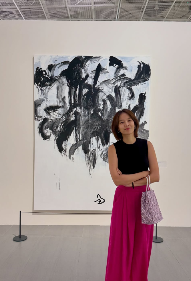 핫핑크 와이드 팬츠 스타일링