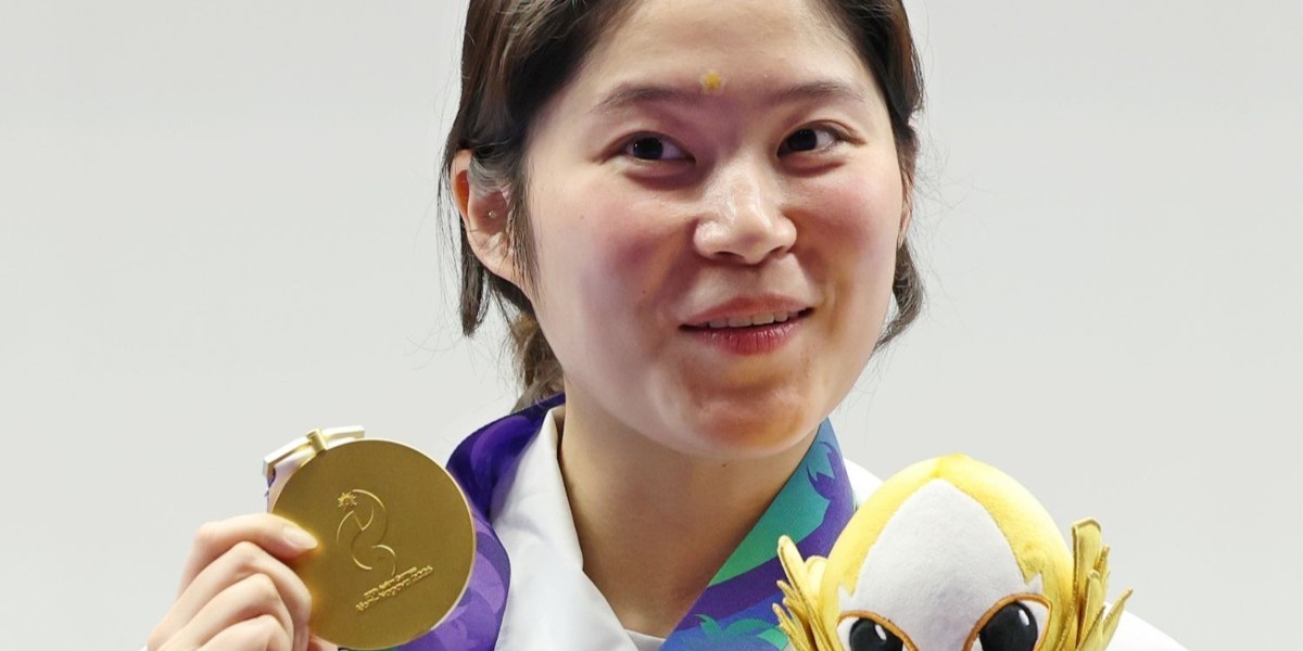 사격 <b>추가은</b>·<b>홍수현</b>, 공기권총 <b>혼성 결선</b> 진출 (아시안게임)