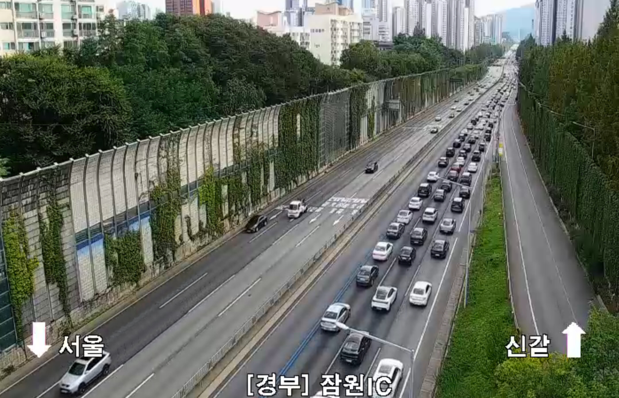 추석 고속도로 <b>교통상황</b>…부산→서울 7시간