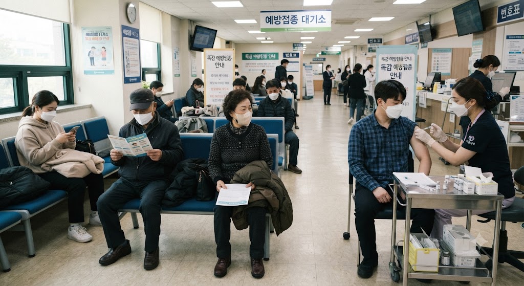 <b>독감</b> 벌써 기승…6일부터 어르신 <b>예방접종</b>